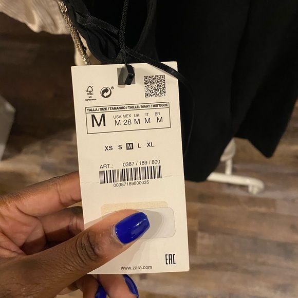 Zara Rhinestone Fringe Mini - Picture 4 of 8